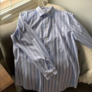 Kenneth Cole dress shirt 17/34-35 slim fit